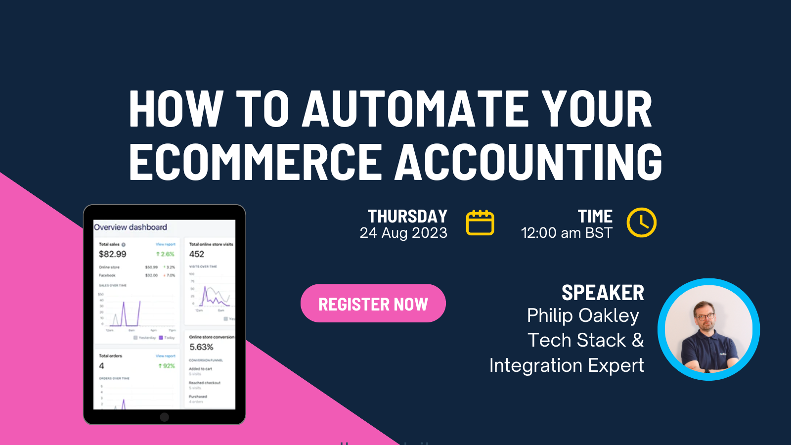 Webinar: How to Automate Your Ecommerce Accounting 28.09.23