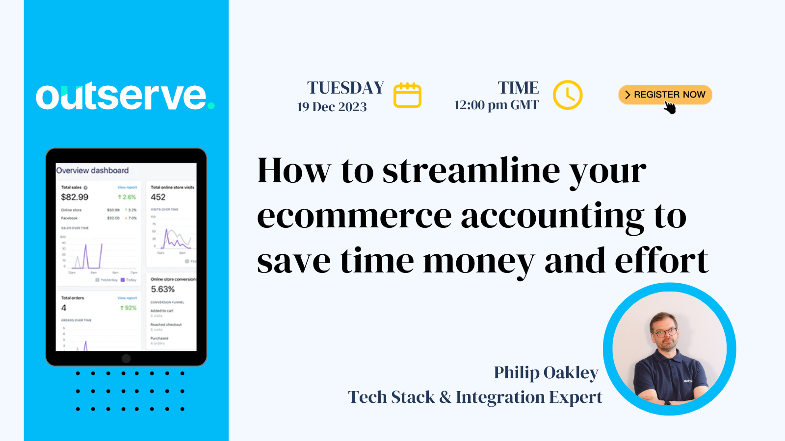 Webinar: How to streamline your Ecommerce accounting 19.12.23